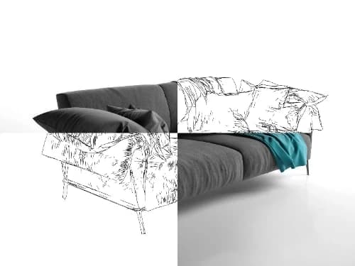 Technical vector line drawing – photo-to-SVG conversion by Pixel2Lines