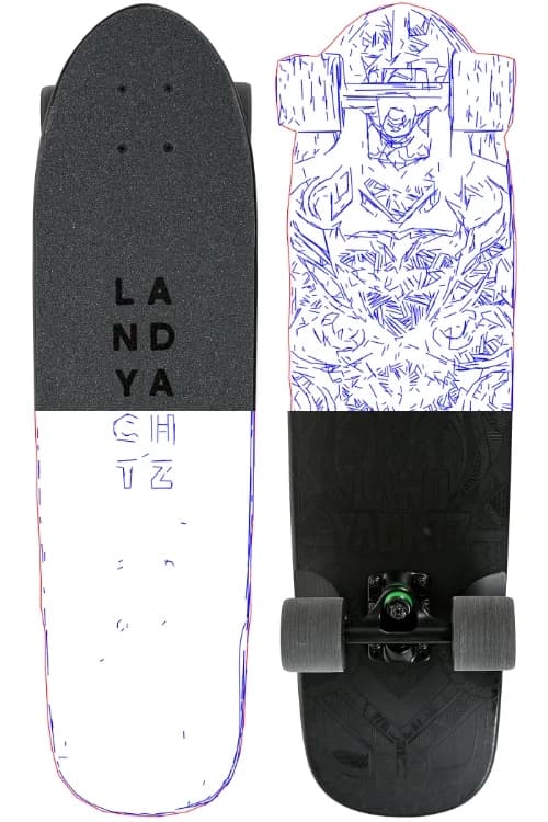 Technical vector line drawing – photo-to-SVG conversion by Pixel2Lines