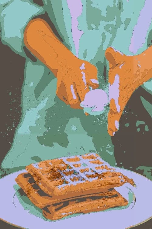 Cafe Mocca illustration style.