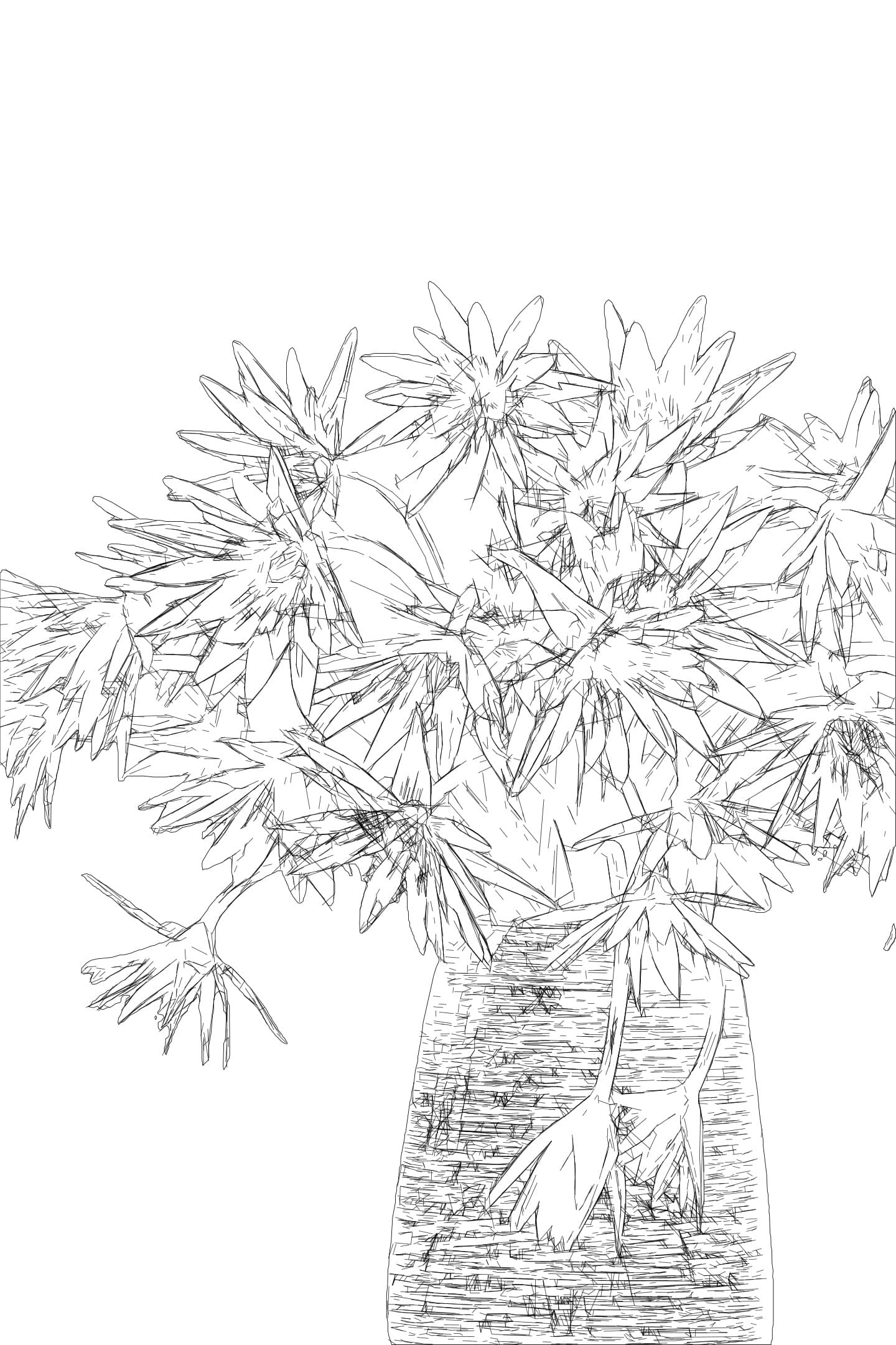 Example Line Graphic Vectorization