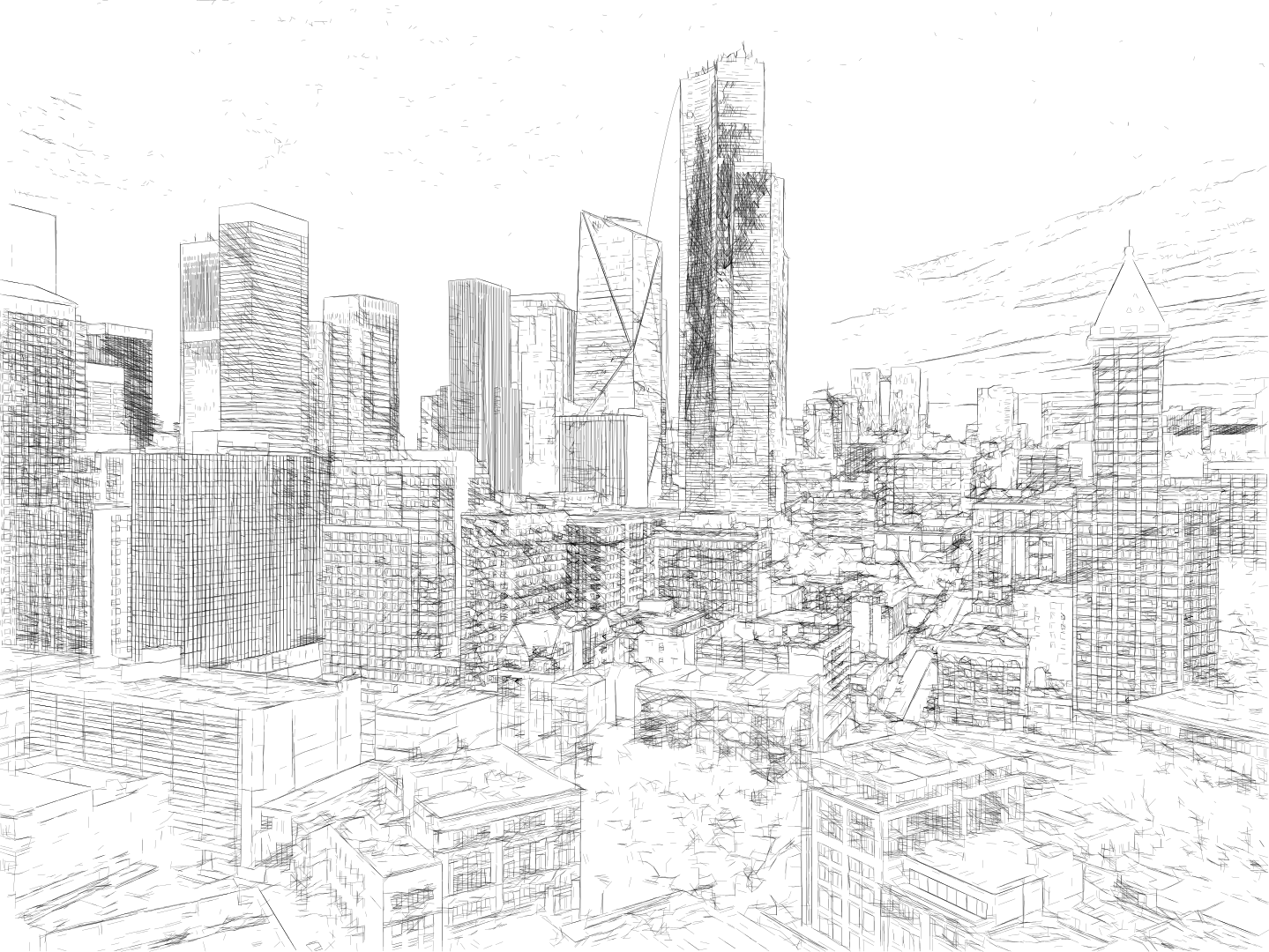 Detailed line-graphic SVG vectorization result