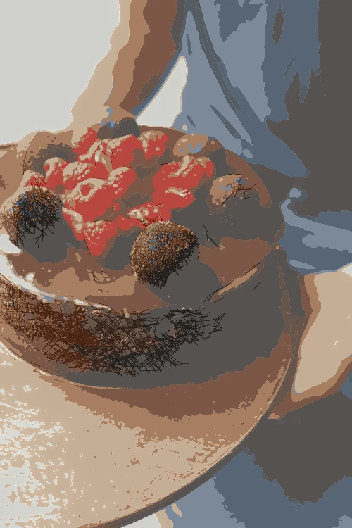 Cafe Mocca illustration style.